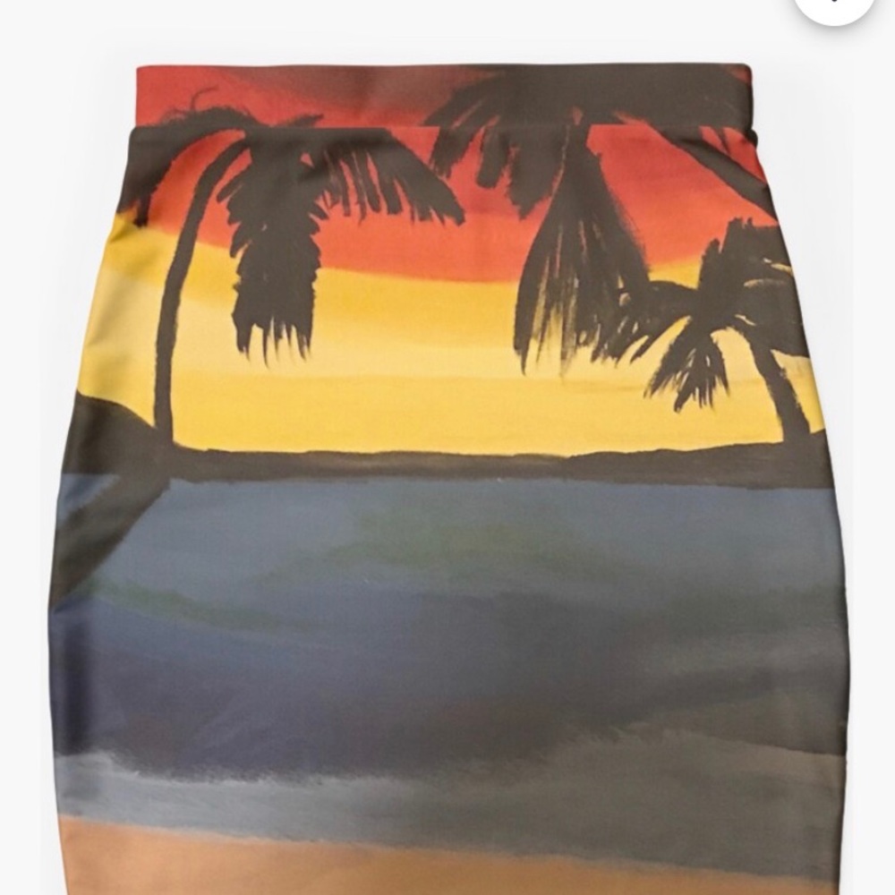 Tropical Paradise Women’s Mini Skirt(Custom Made)